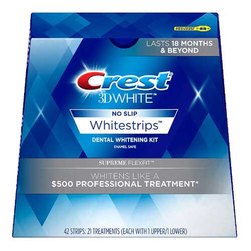 Пластина для отбеливания зубов Crest 3D White Whitestrips Luxe Supreme FlexFit 42 шт в Созвездие Красоты