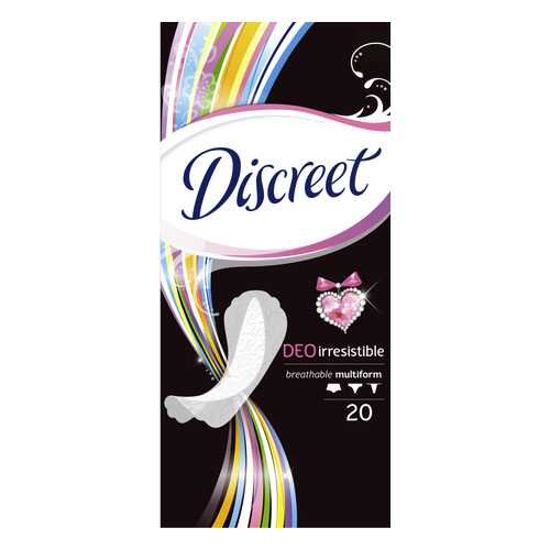 Прокладки Discreet ежедневные Deo Irresistible Multiform Single 20шт в Созвездие Красоты