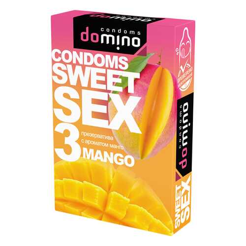 Презервативы Luxe DOMINO SWEETSEX, манго №3 в Созвездие Красоты