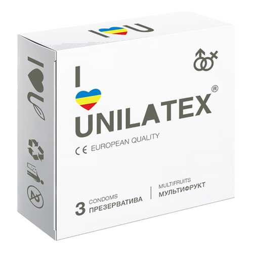 Презервативы Unilatex Multifruit 3 шт. в Созвездие Красоты