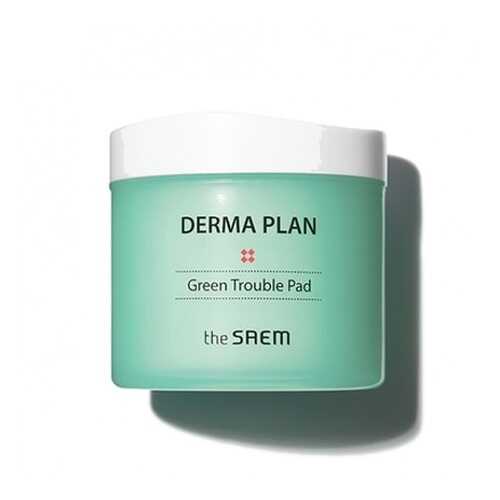 Спонж косметический Derma Plan Green Trouble Pad в Созвездие Красоты