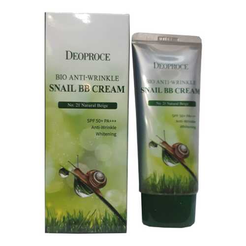 Крем ББ Deoproce Bio Anti-wrinkle Snail BB с муцином улитки 23 тон 60 гр в Созвездие Красоты