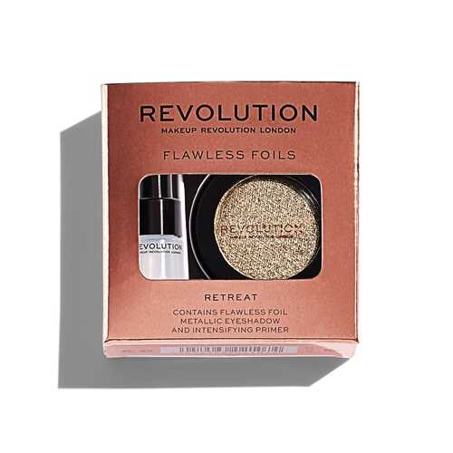 Праймер + тени для век Makeup Revolution Flawless Foils, Retreat в Созвездие Красоты