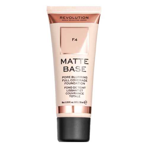 Тональный крем Makeup Revolution Matte Base Foundation F4 в Созвездие Красоты