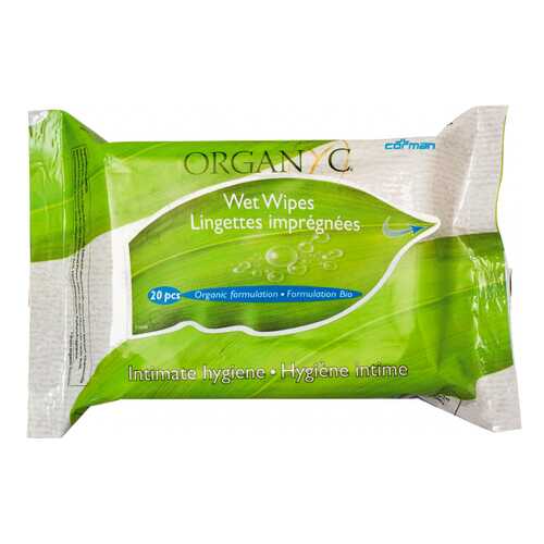 Средство для интимной гигиены Organyc Intimate hygiene wet wipes 20 шт в Созвездие Красоты