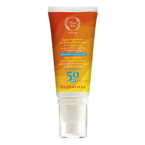 Крем для лица Fresh Line Hephaestus High Protection & Antiaging SPF 50 50 мл в Созвездие Красоты