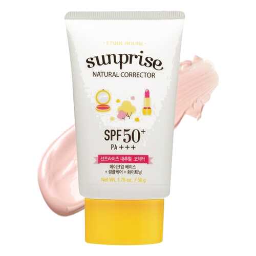 Солнцезащитное средство Etude House Крем Sunprise Natural Corrector в Созвездие Красоты