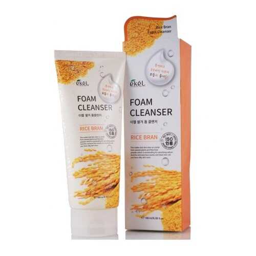 Пена для умывания с рисовыми отрубями Ekel Foam Cleanser Rice Bran 180 мл в Созвездие Красоты