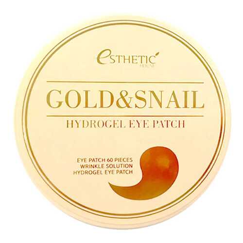 Патчи для глаз Esthetic House Gold & Snail Hydrogel Eye Patch 60 шт в Созвездие Красоты