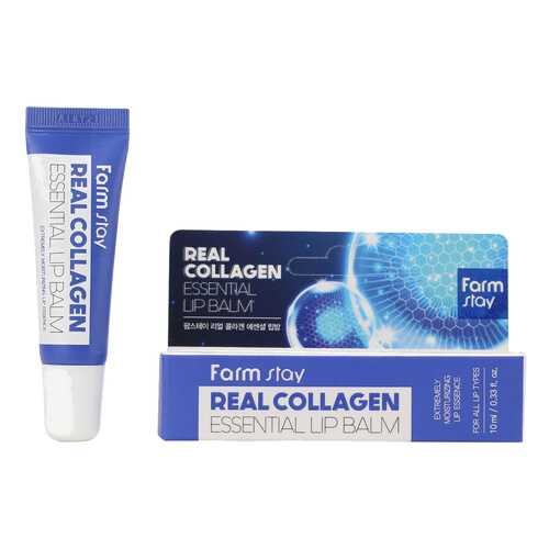 Бальзам для губ FarmStay Lip balm Real Collagen Essential 10 мл в Созвездие Красоты