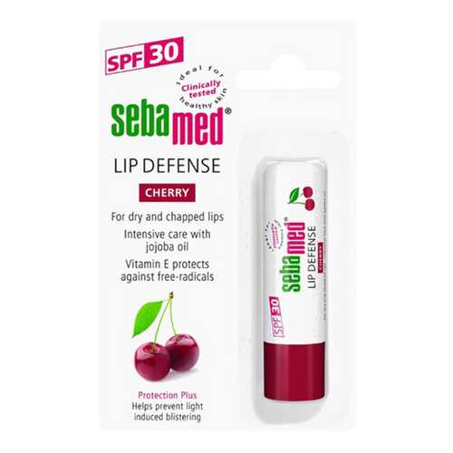 Гигиеническая помада Sebamed Sensitive Skin Lip Defense SPF 30 вишня 4,8 г в Созвездие Красоты