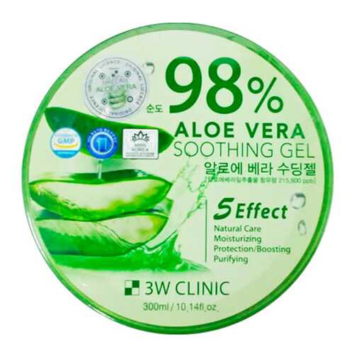 Гель для лица 3W Clinic Aloe Vera Soothing Gel 300 г в Созвездие Красоты