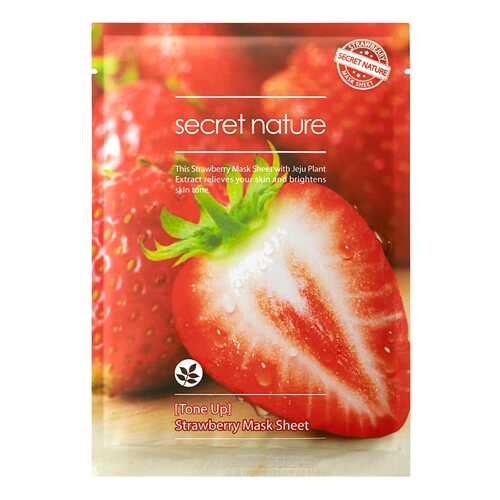 Маска для лица Secret Nature Tone Up Strawberry Mask Sheet 25 г в Созвездие Красоты