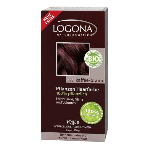 Краска для волос Logona Herbal Hair Colour 092 Coffee Brown 100 г в Созвездие Красоты