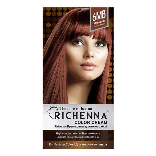 Краска для волос RICHENNA Color Cream 6MB Mahogany в Созвездие Красоты